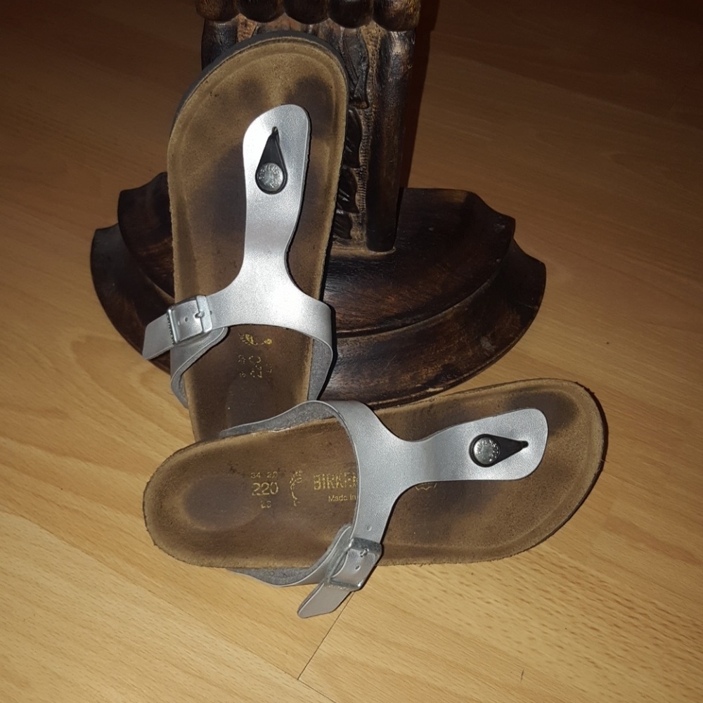 Birkenstock Silver.